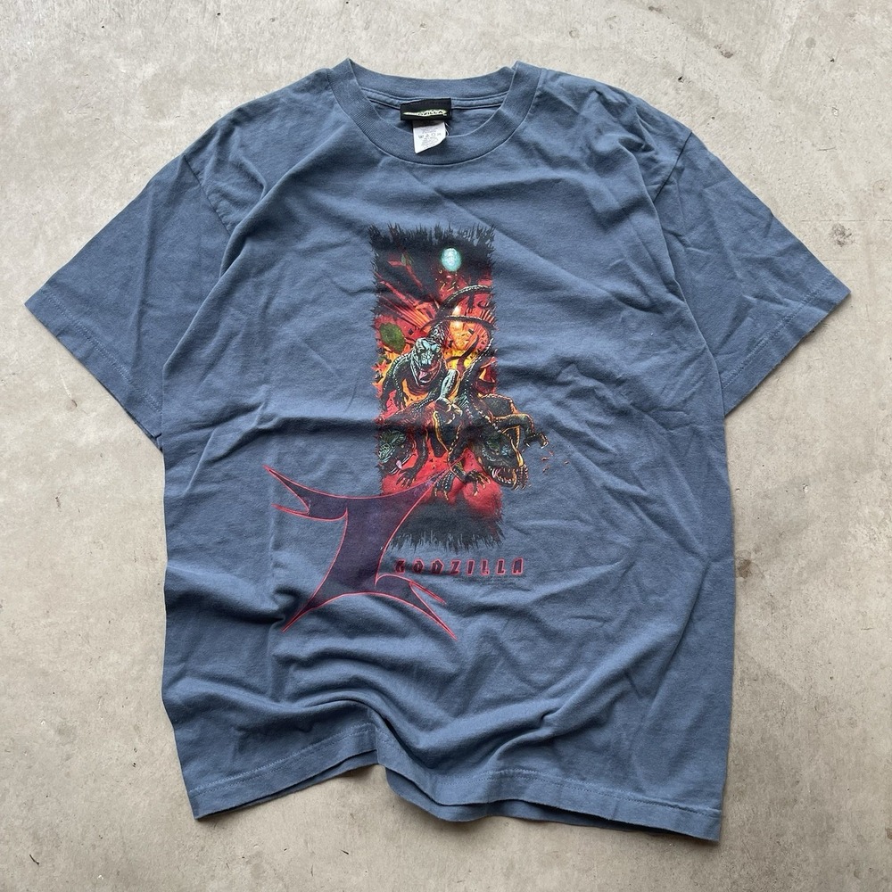 Vintage 1998 Godzilla Z Movie Promo T-Shirt Size Large